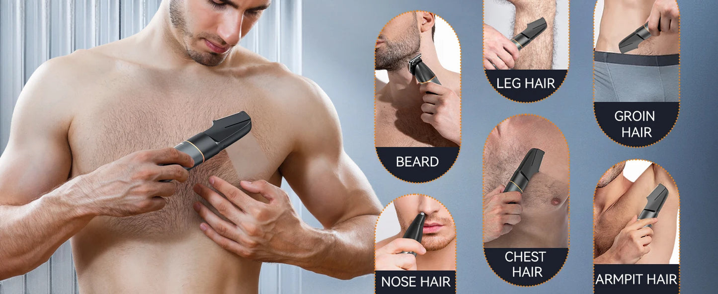 Kensen 3 in 1 Body Hair Trimmer Kit