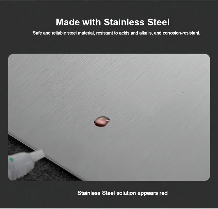 2pcs Stainless Steel Cutting Board Set