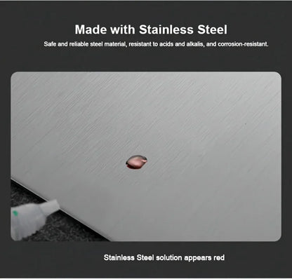 2pcs Stainless Steel Cutting Board Set