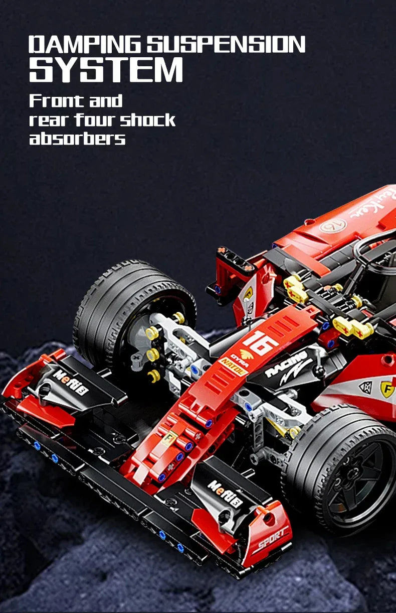 TOYLINX 1:10 MOC Formula Sports Car Building Blocks! - ShopHub