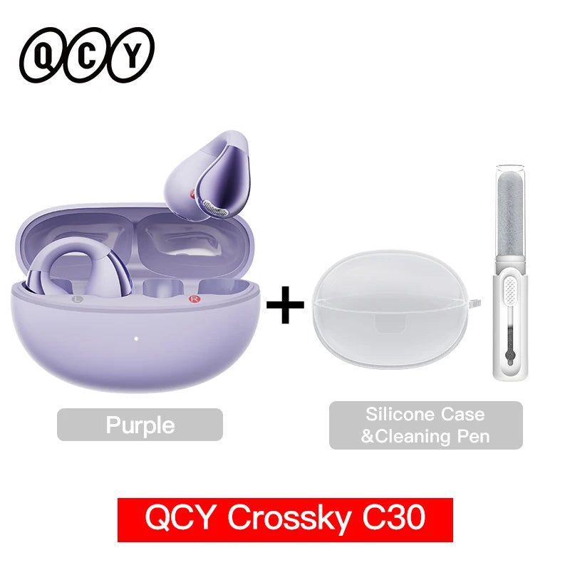 QCY Crossky C30 Wireless Earphones - Bluetooth 5.4 TWS Sports Earbuds with Dual-Connection and Waterproof Design - ShopHub