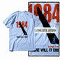 COOLMIND X0001 1984 Graphic Cotton Tee