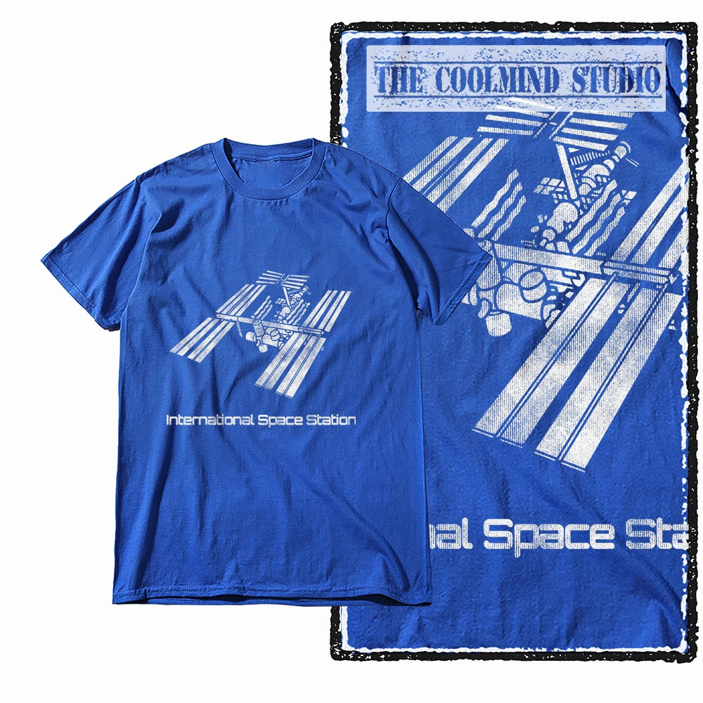 COOLMIND Z1150 ISS Space Station Graphic Cotton Tee