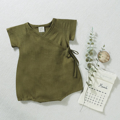 Kids Tales Sunny Days Cotton-Linen Baby & Toddler Romper