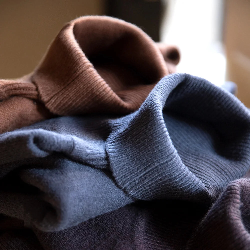 MADEN Everyday Turtleneck Sweater | Three Colours