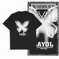 COOLMIND X0111 Butterfly Bliss Graphic Cotton Tee