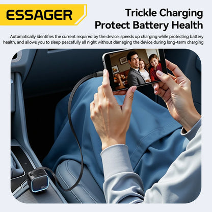 Essager 45W Car Charger – Fast, Multi-Device Charging On The Go