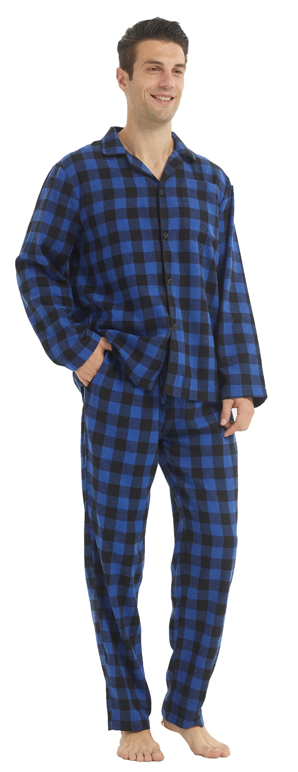 Cozy Mens Flannel Pyjama Sets - Your Ultimate Cotton Plaid Sleepwear