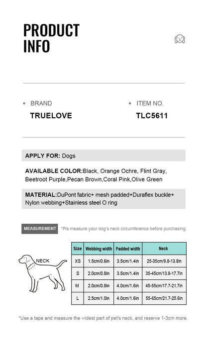Truelove Pet Collar Reflective Multifunctional Dog Collar