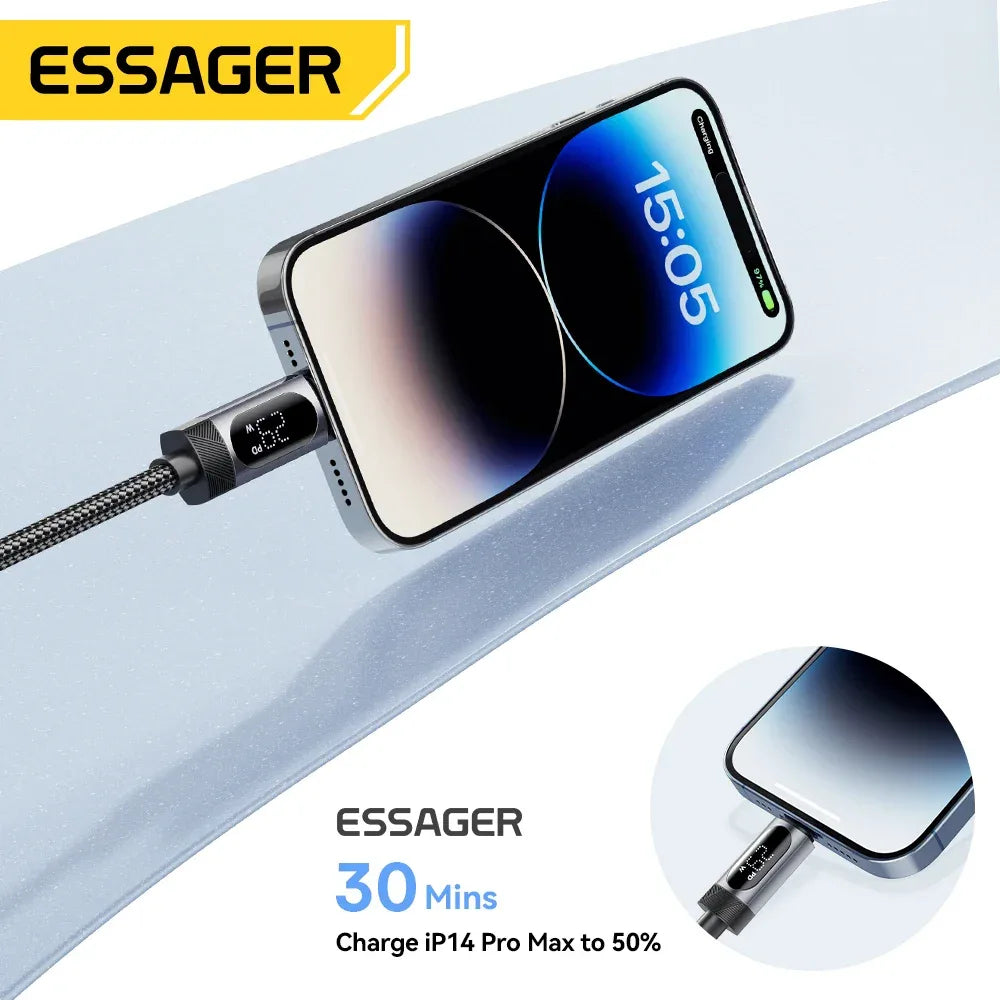 Essager Digital Display USB C Cable - ShopHub