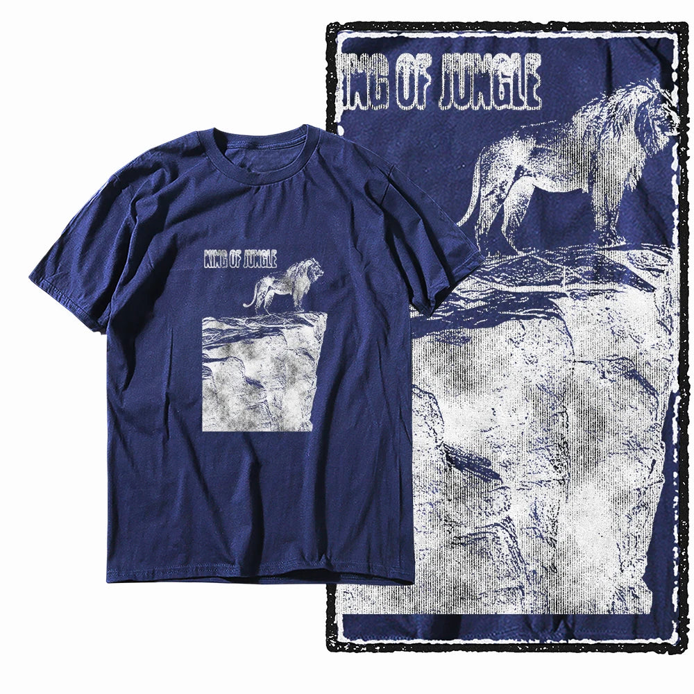 COOLMIND MAV Lion Graphic Cotton Tee