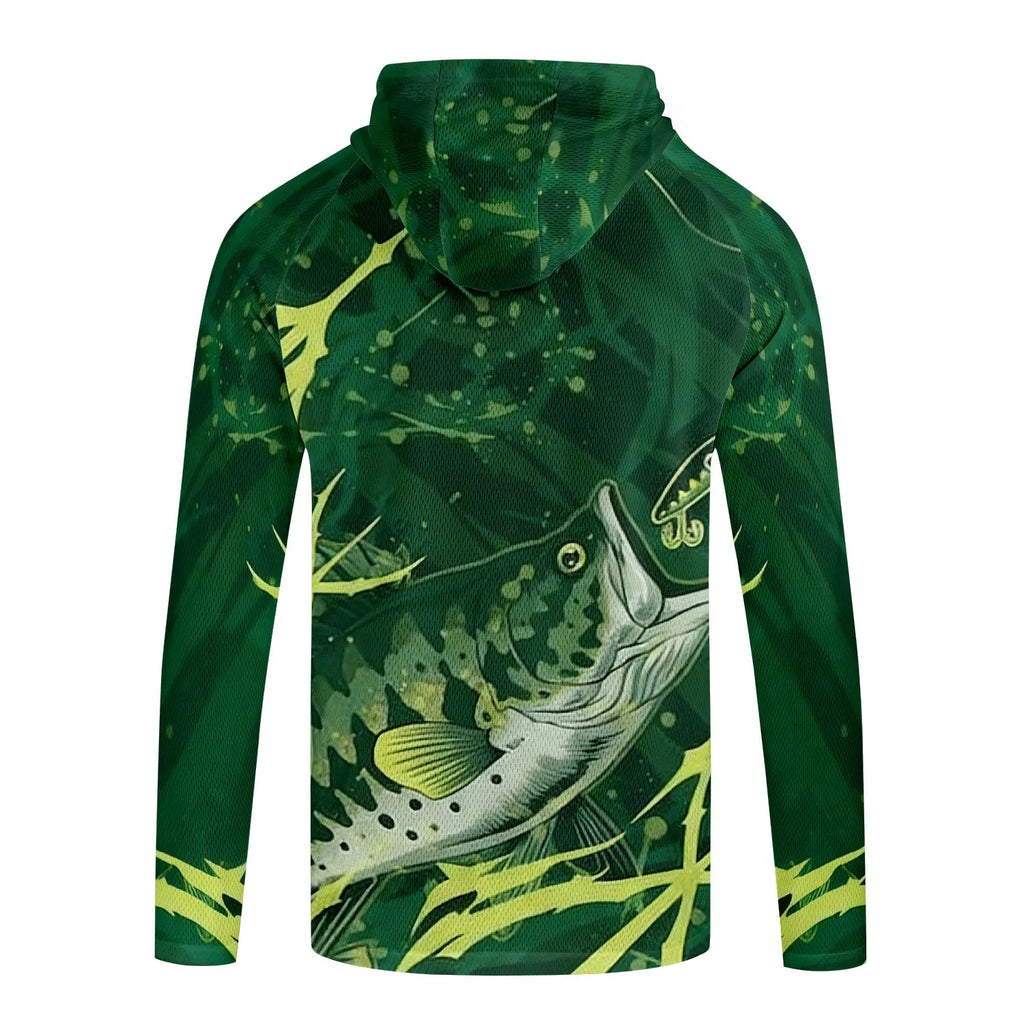 Man's Outdoor Camouflage Moisture Wicking Fishing Tops