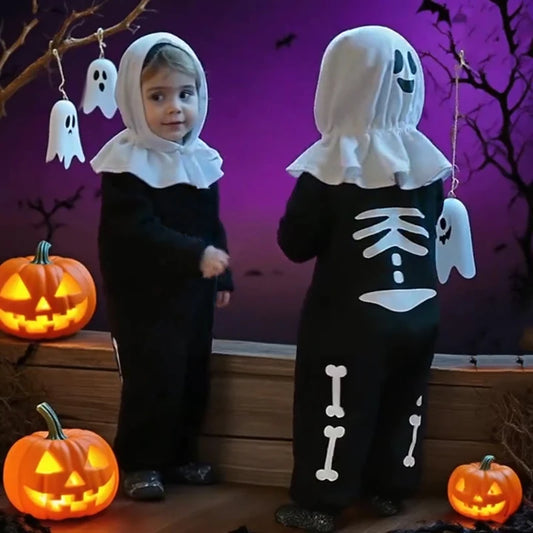 Kids Tales Little Boo Halloween Baby Romper