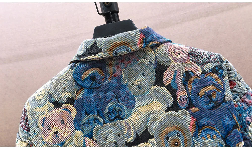 Men's Teddy Bear 3/4 Sleeve Jacket - ShopHub