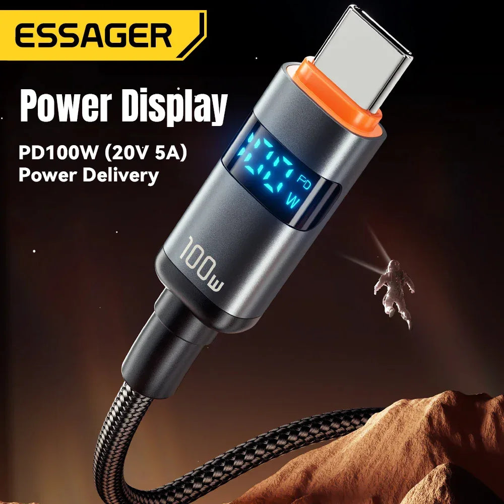 Essager 100W Type C to Type C Cable - ShopHub