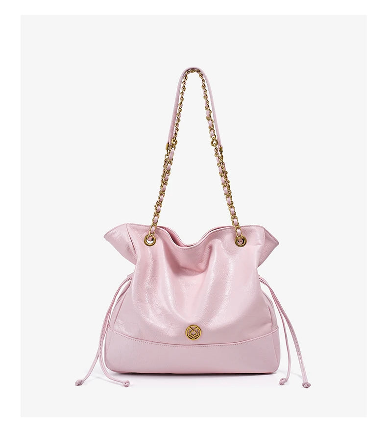 FOXER Luxury Genuine Leather Shoulder Bag