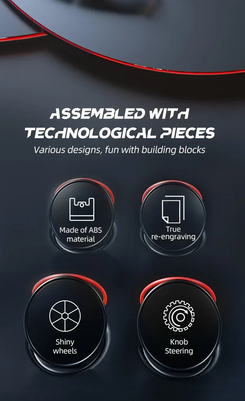 TOYLINX 1768PCS 1:8 F1 Race Cars Building Set - ShopHub