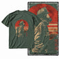 G28 Army Green Cotton Cool Dragon Graphic Men T-shirt |  Streetwear Big Size Vintage O-neck men's Tee Tshirt