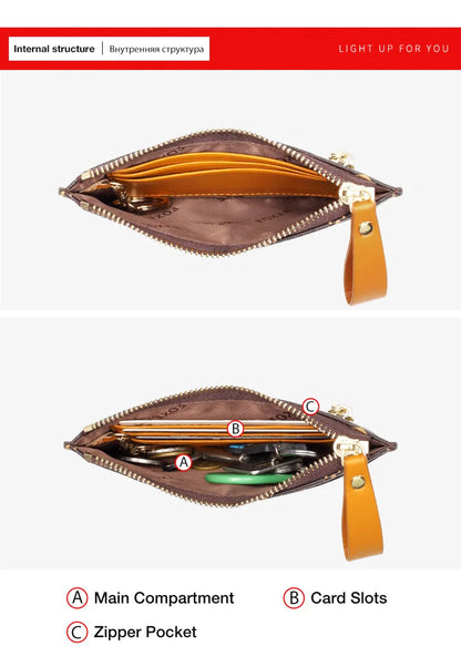 FOXER Mini Card Holder Wallet