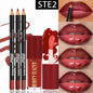 Lip Kit Set-3pcs Lip Liner+1pc Lip Glaze, Waterproof