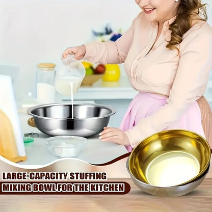 Commercial-Grade Stainless Mixing Bowls