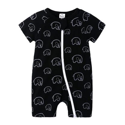 Kids Tales Sunshine Stories Cotton-Blend Printed Romper