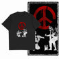 COOLMIND X0009 Anti-War Graphic Cotton Tee