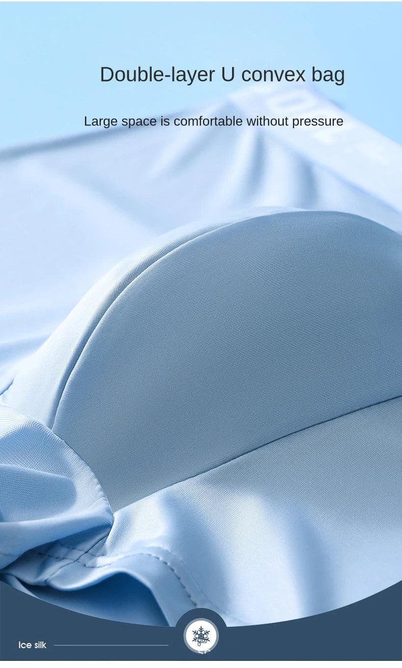 4 Pack Men's Ice Silk Boxer Shorts - ShopHub