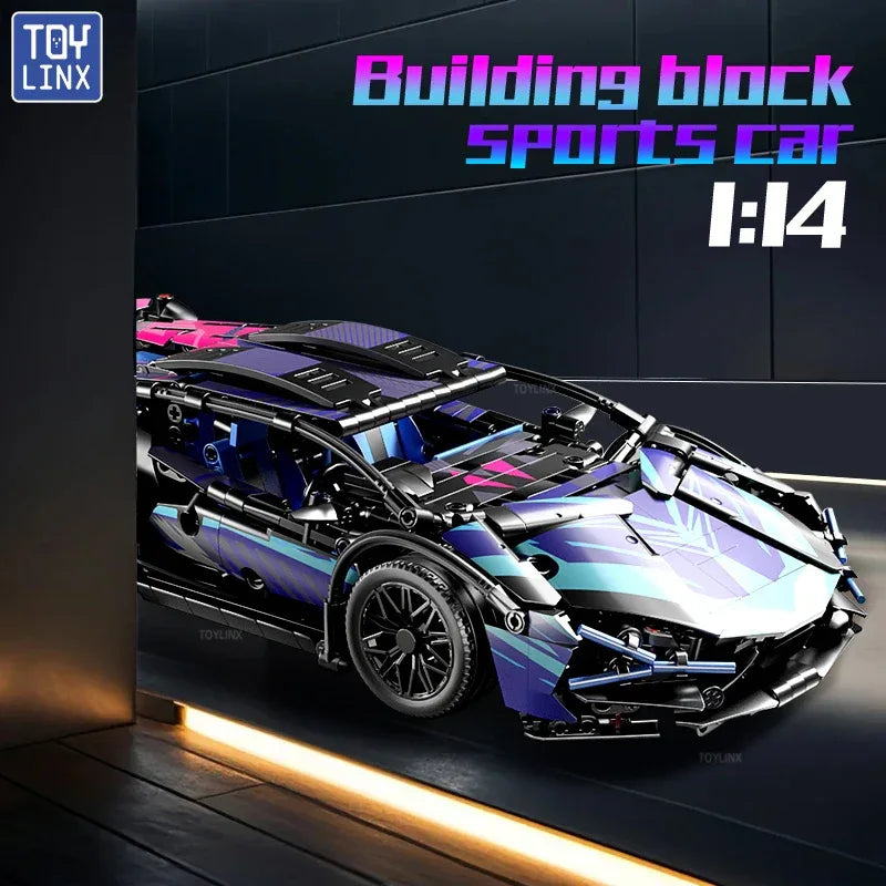 TOYLINX 1314PCS Speed Car Building Block Set! - ShopHub