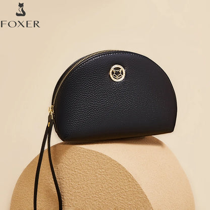 FOXER Genuine Leather Women's Mini Wristlet
