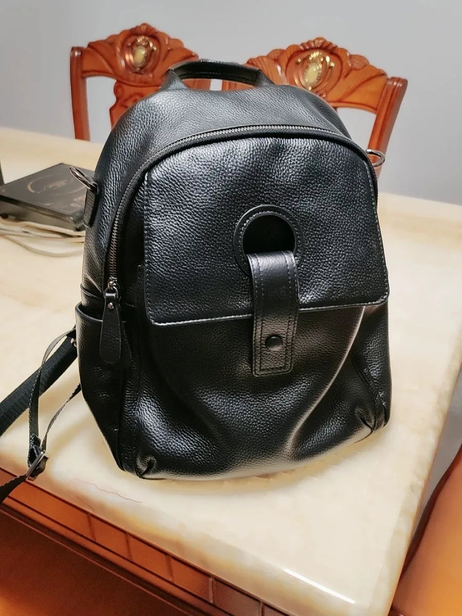 HOT ZOOLER Full Skin 100% Genuine Leather Backpack Women's Bag Classic 2026 New Large Backpack Designer Business Need #SC1700