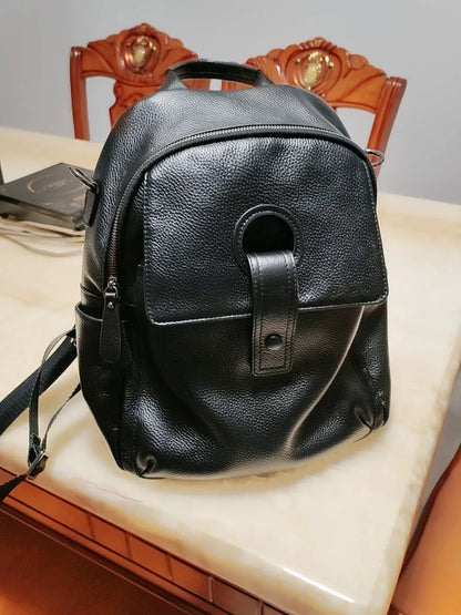 HOT ZOOLER Full Skin 100% Genuine Leather Backpack Women's Bag Classic 2026 New Large Backpack Designer Business Need #SC1700