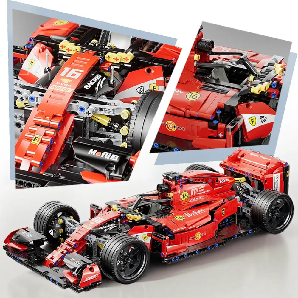 TOYLINX 1:10 MOC Formula Sports Car Building Blocks! - ShopHub