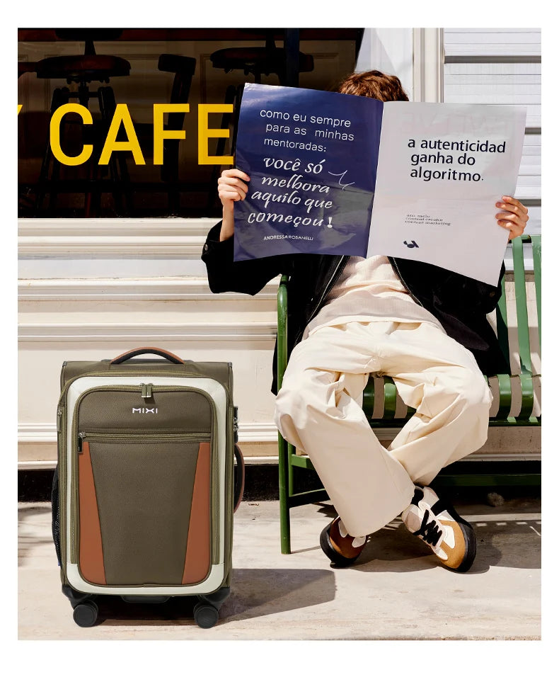 Mixi Compact 20-inch Carry-on Suitcase