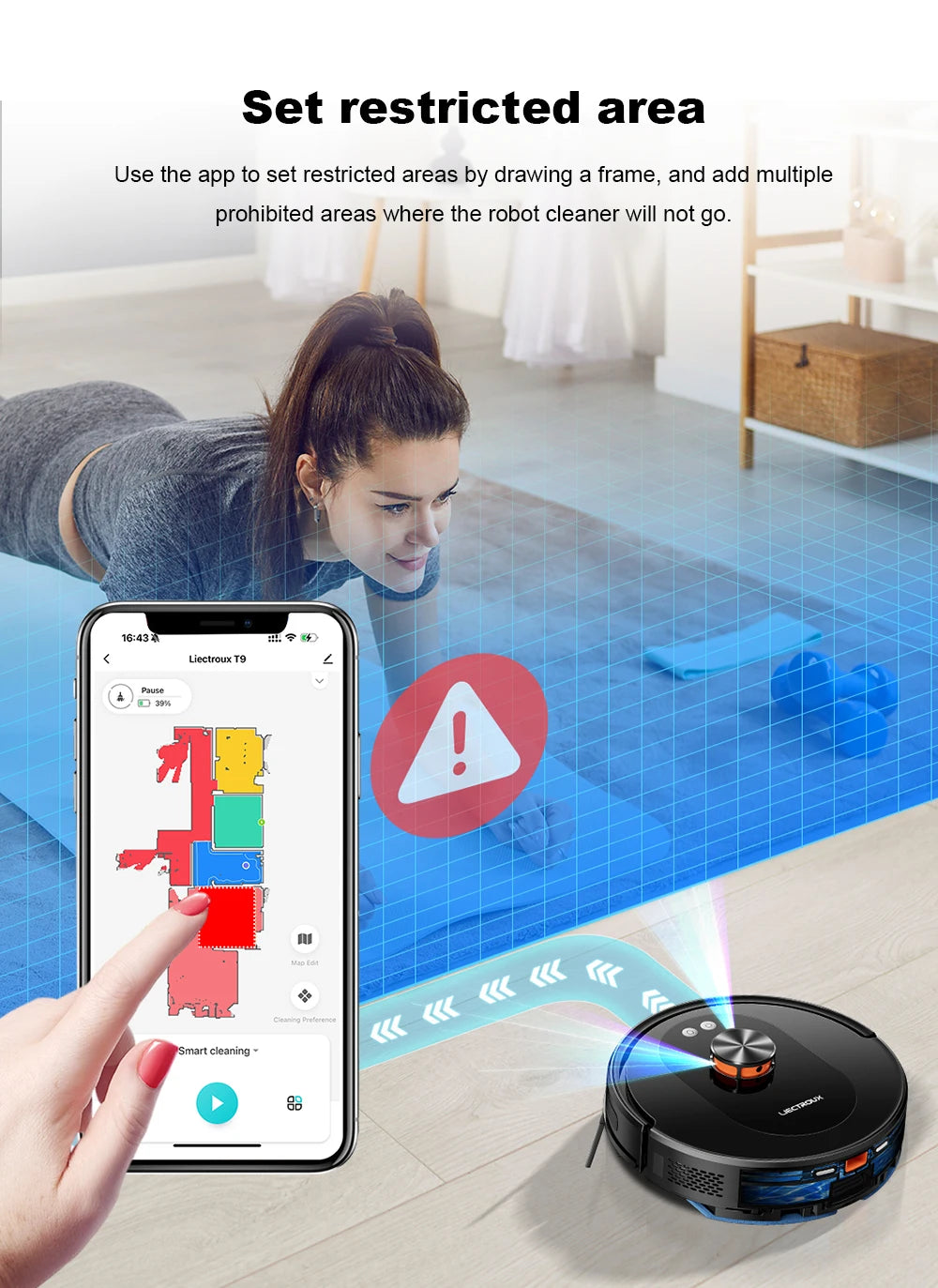 2026 Liectroux T9 Robot Vacuum Cleaner