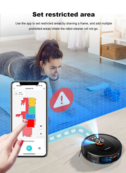 2026 Liectroux T9 Robot Vacuum Cleaner