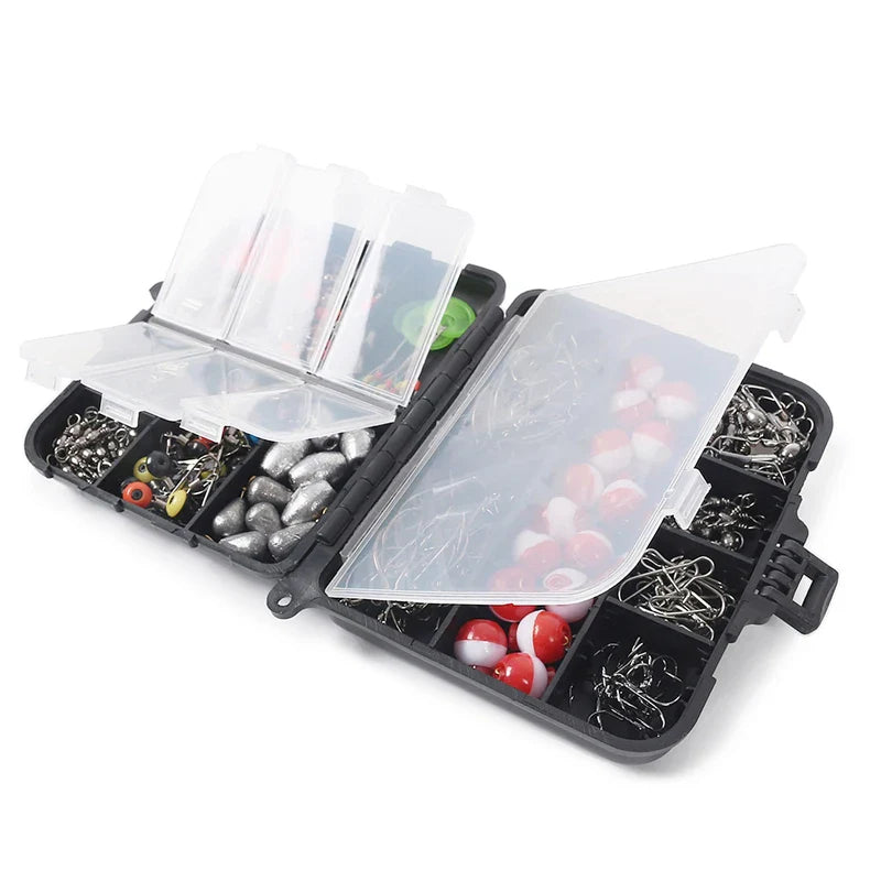 Outdoor Fishing Accessories Set with Tackle Box (263pcs) Habicare