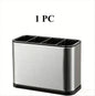 1Pc Stainless Steel Cutlery Holder with 4 Compartments