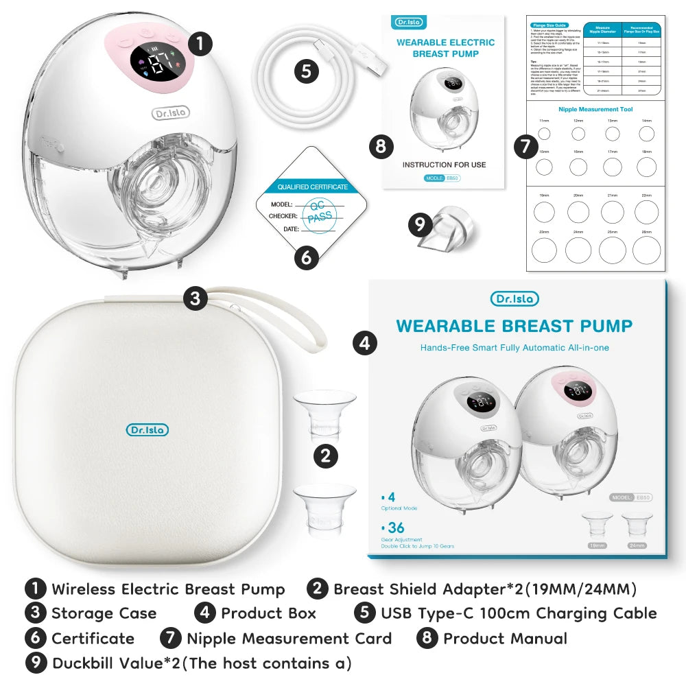 Dr.Isla Wearable Electric Breast Pump EB50