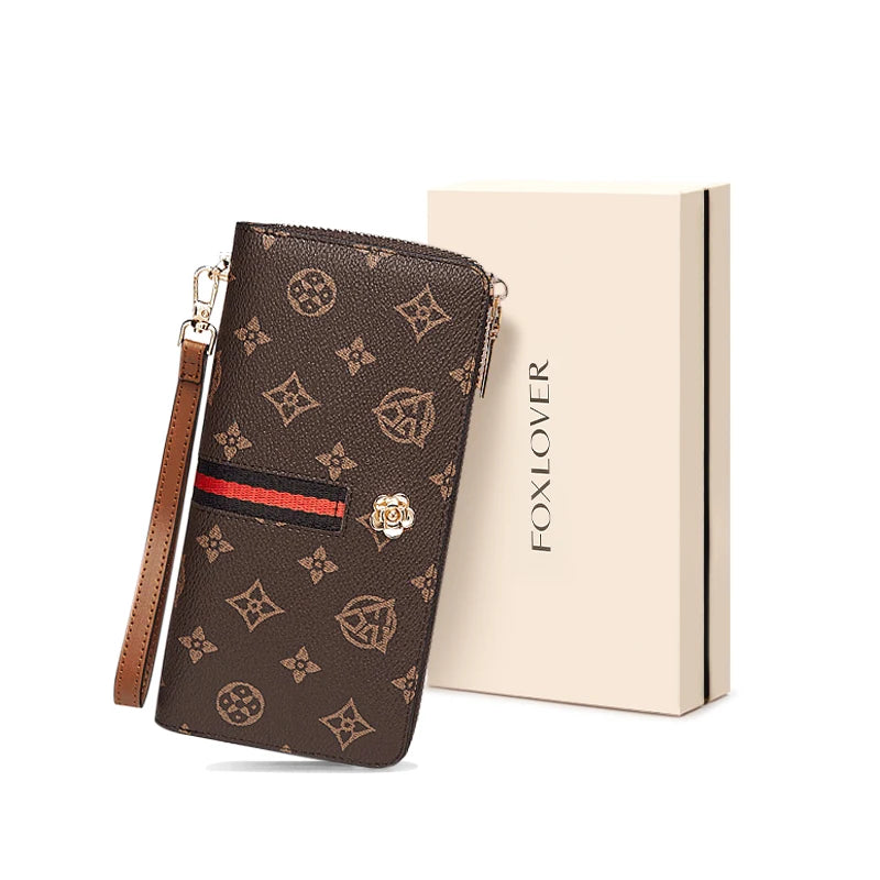 FOXER PVC Long Clutch Wallet