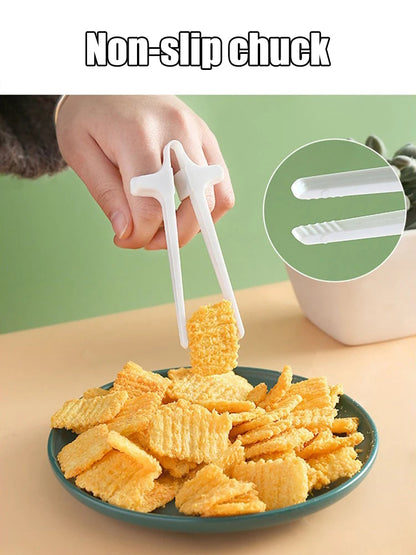 1PC Lazy Finger Food Clip, Portable Kitchen Tools