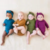 Kids Tales Little Calm Bamboo-Blend Long-Sleeve Baby Romper