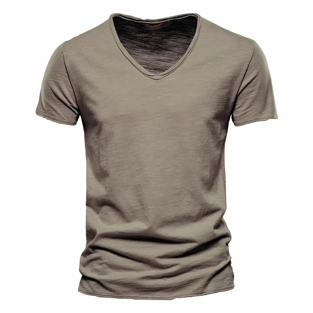 AIOPESON 100% Cotton Men's T-Shirts - ShopHub