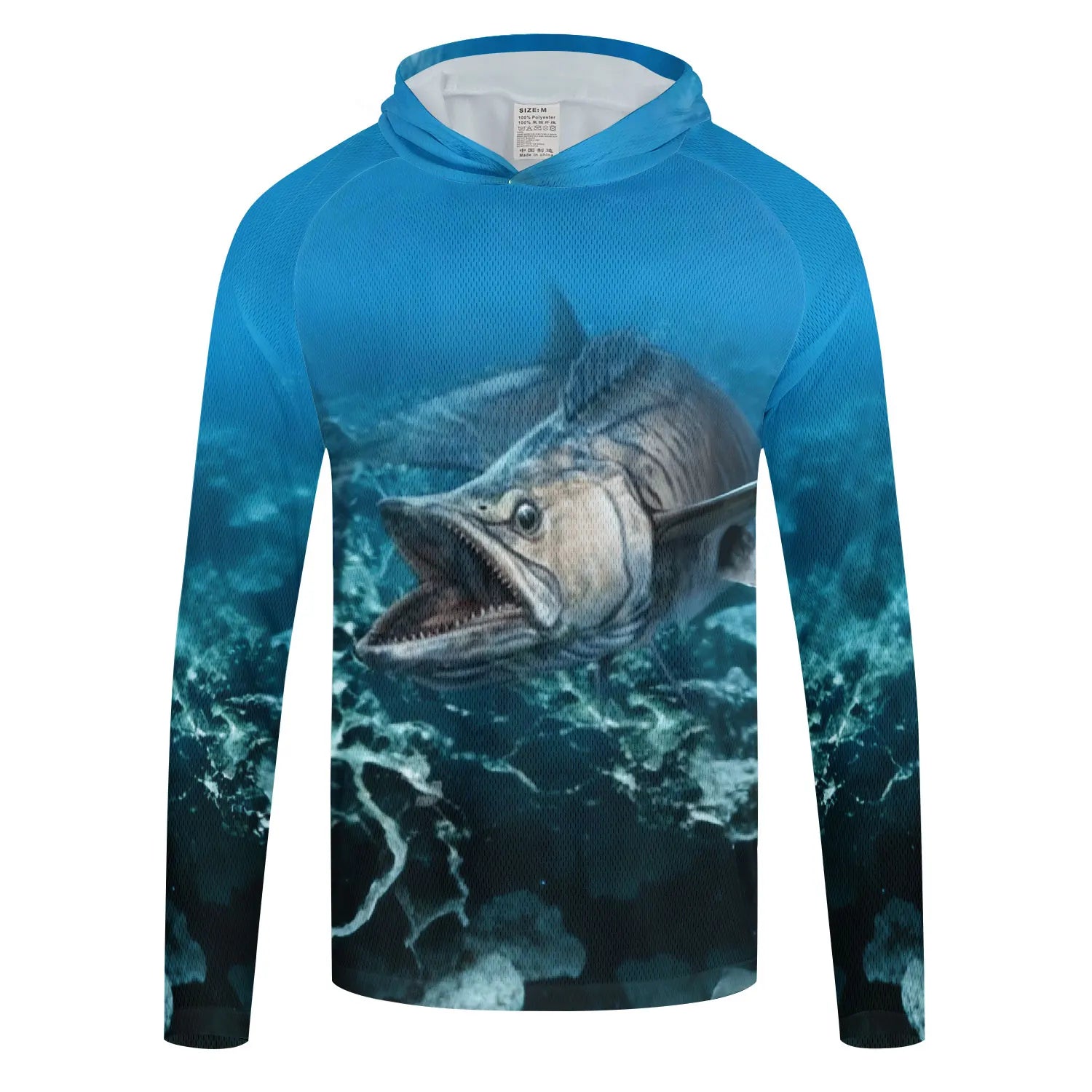 Man's Outdoor Camouflage Moisture Wicking Fishing Tops