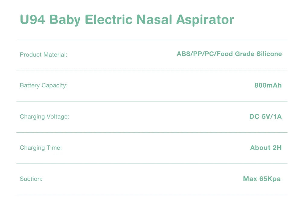MAMIJOY Baby Electric Nasal Aspirator