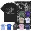 COOLMIND Z1149 Space Station Graphic Cotton Tee