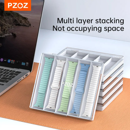 PZOZ Clear Acrylic Watch Strap Storage Box