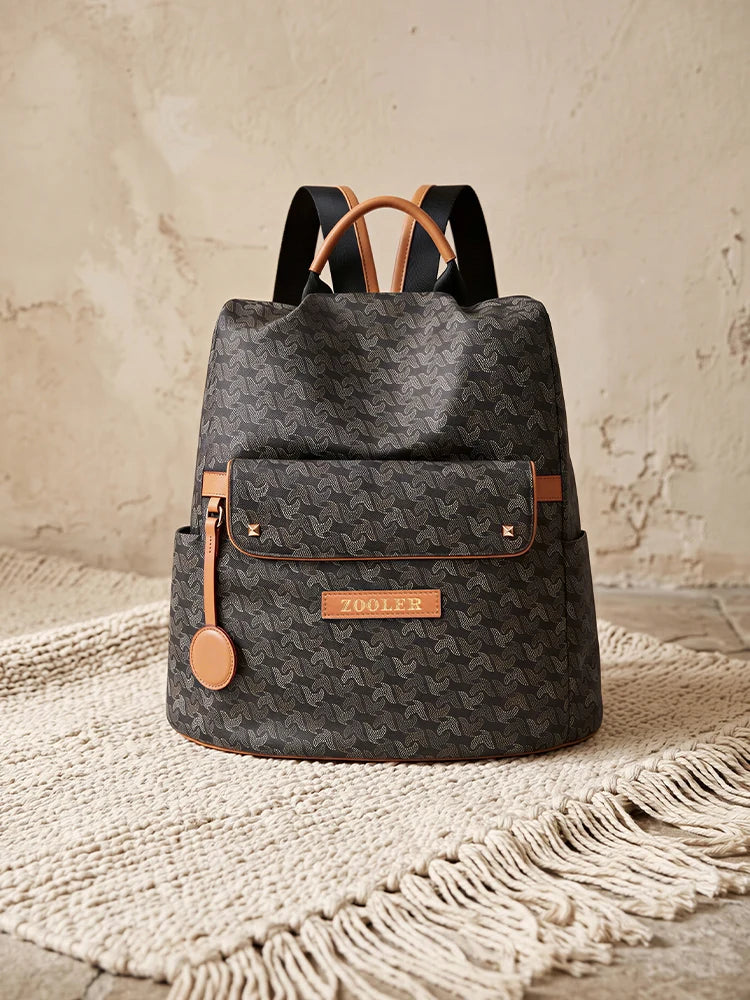 ZOOLER Nylon Embossed Backpack