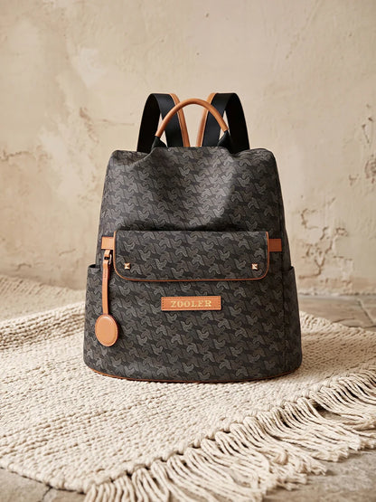 ZOOLER Nylon Embossed Backpack