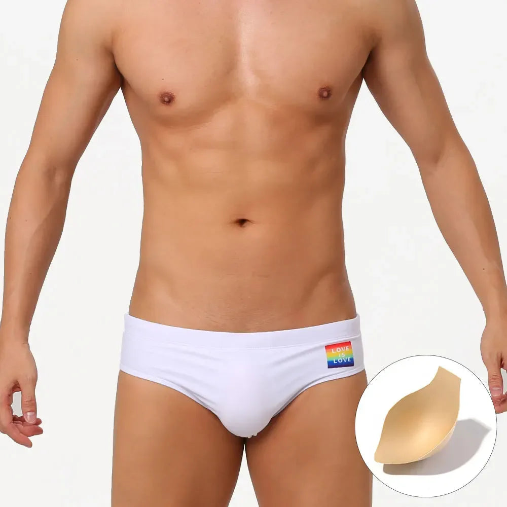 UXH LGBT Men's Swim Briefs - ShopHub